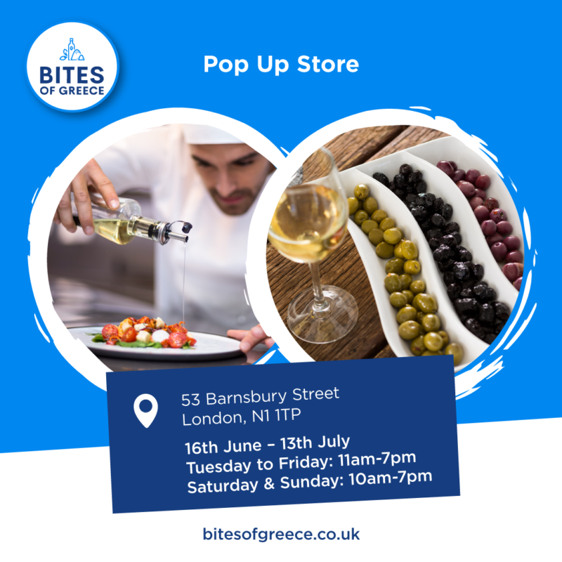 Bites of Greece Pop Up Store στο Λονδίνο